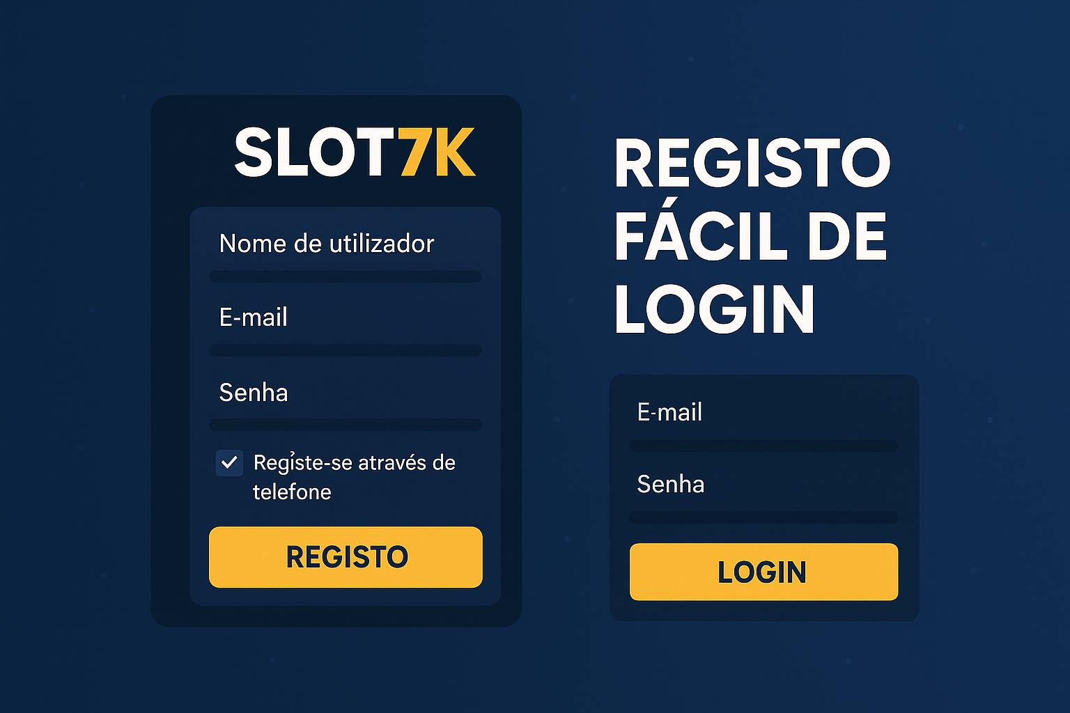 Não Perca tempo, o rRgistro na site SlOT7K